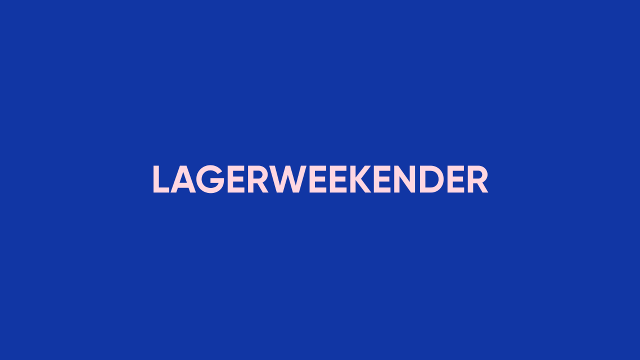 LAGERWEEKENDER