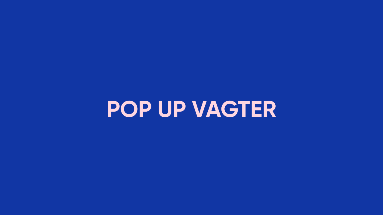 POP UP VAGTER
